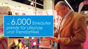 Franco Maiorano in einem Spot zur Spielwarenmesse 2015 in Nürnberg